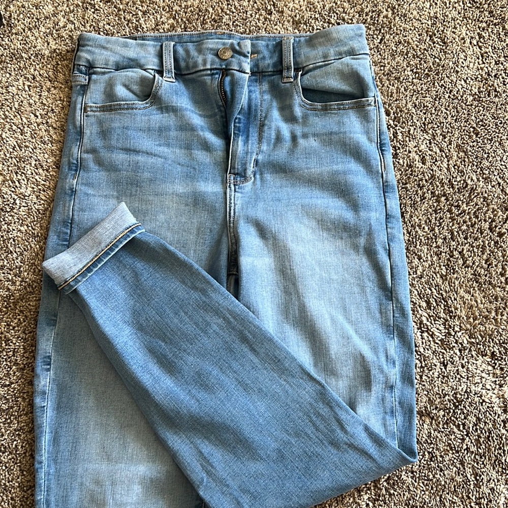 Skinny High Waisted Blue Jeans
